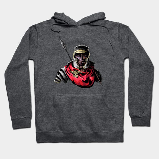 Maasai Legionaire Hoodie by NikSwiftDraws